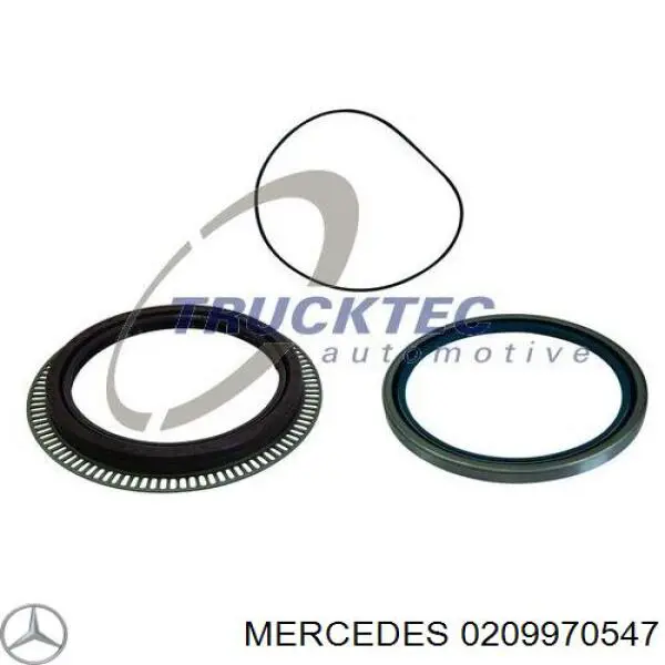 0209970547 Mercedes anillo retén de semieje, eje trasero, exterior