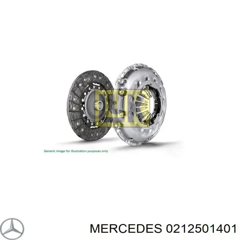 0212501401 Mercedes embrague