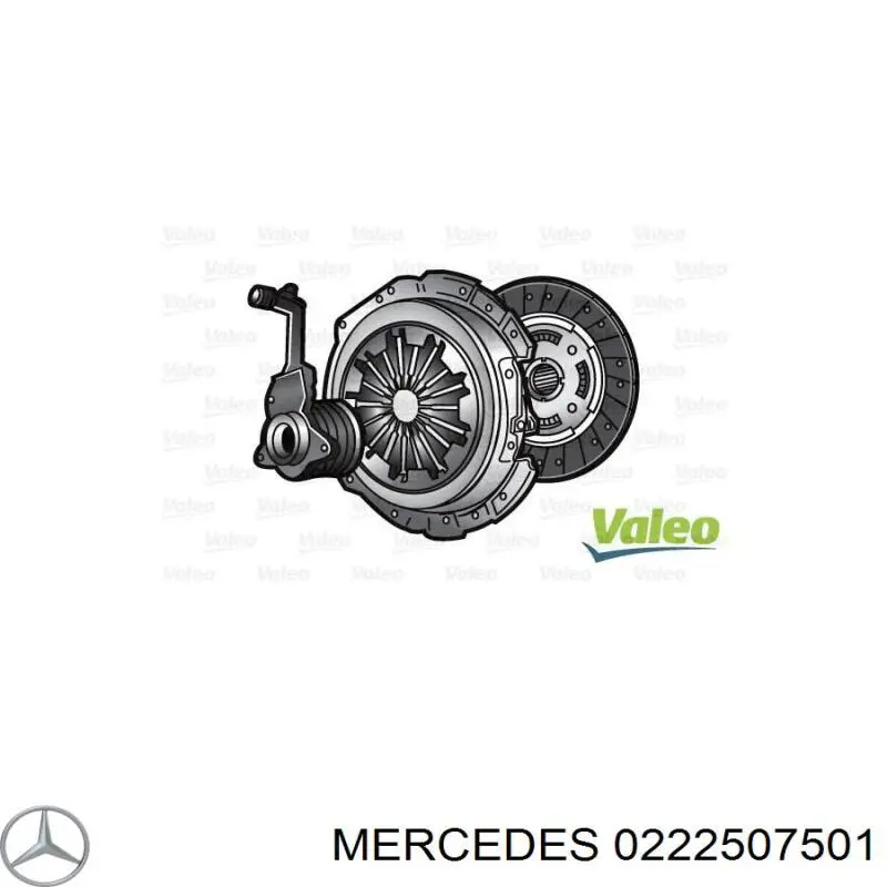 0222507501 Mercedes embrague