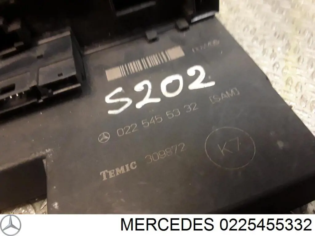 0225455332 Mercedes unidad de control de sam, módulo de adquisición de señal