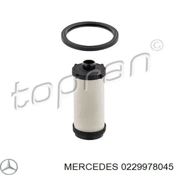 0229978045 Mercedes anillo obturador, filtro de transmisión automática