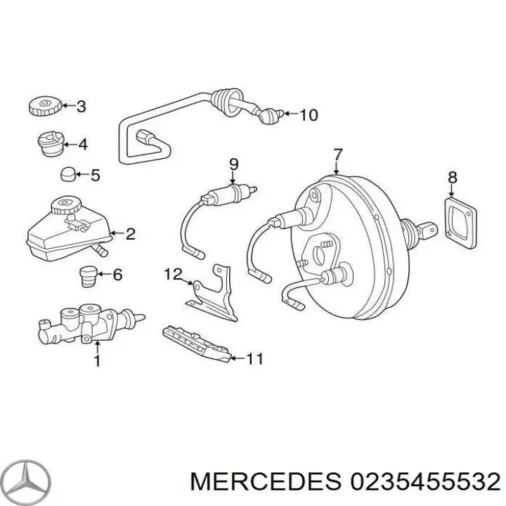 A0195453232 Mercedes Módulo de control BAS