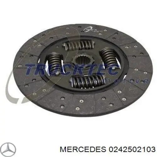 0242502103 Mercedes disco de embrague