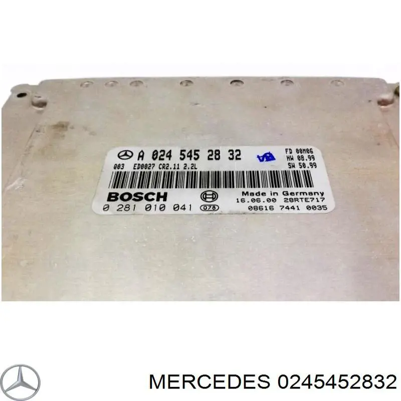 0245452832 Mercedes módulo de control del motor (ecu)