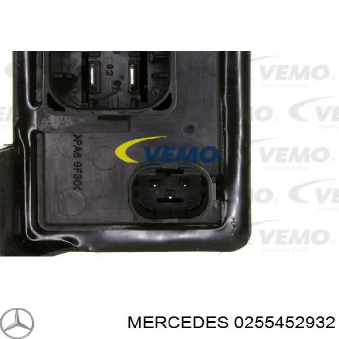 0255452932 Mercedes relé de bujía de precalentamiento