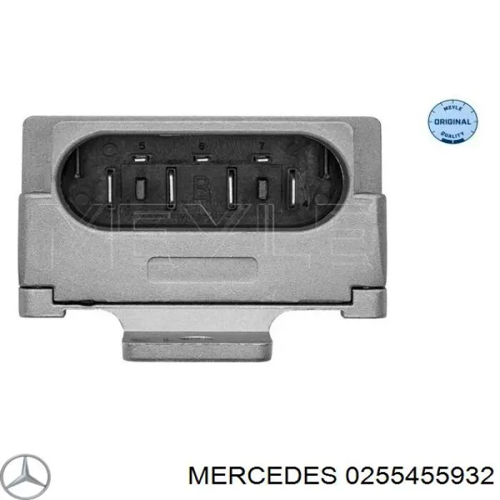 0255455932 Mercedes control de velocidad de el ventilador de enfriamiento (unidad de control)