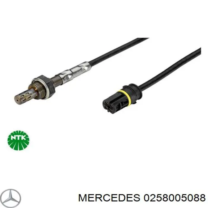 0258005088 Mercedes sonda lambda, sensor de oxígeno antes del catalizador izquierdo