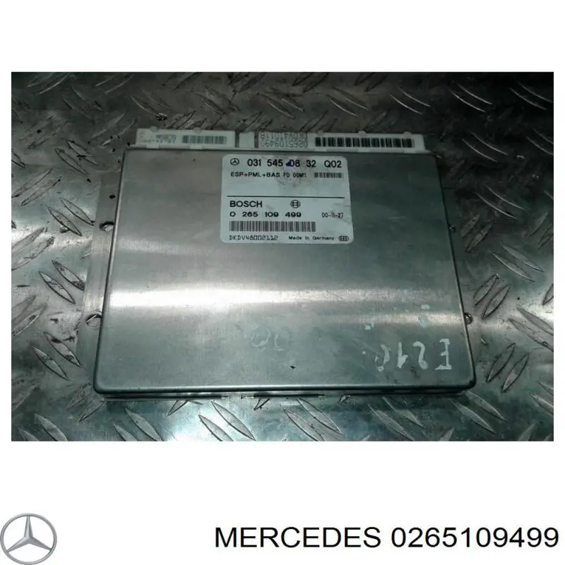 Comprar 0265109499 Mercedes Módulo de control de ESP