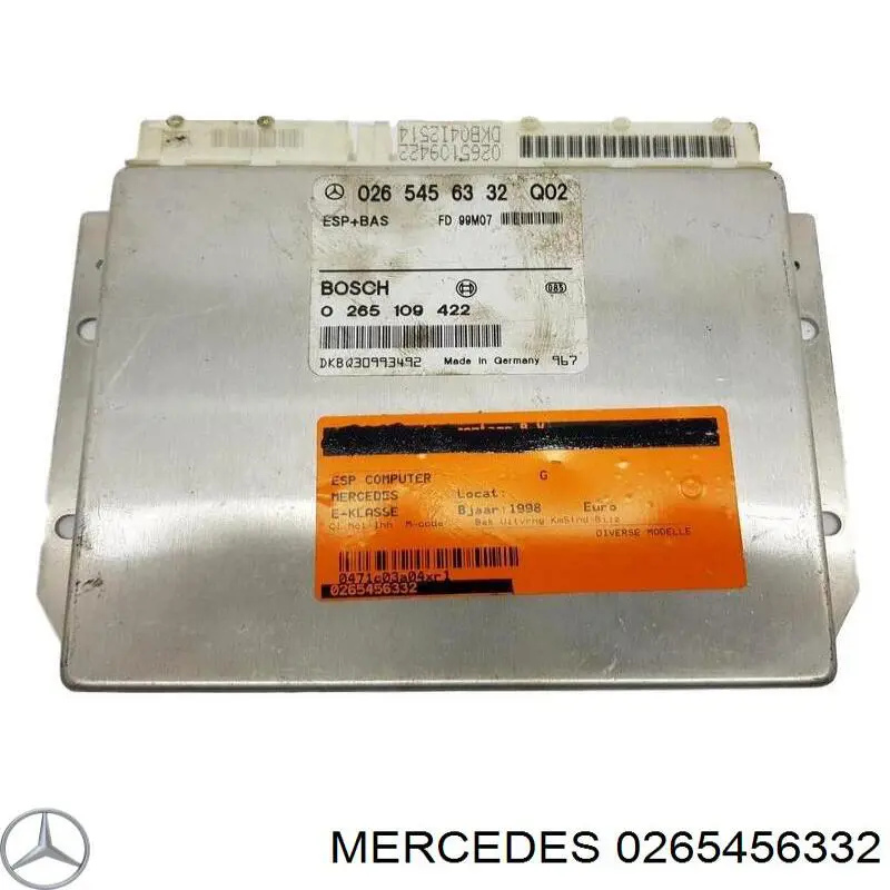 Comprar 0265456332 Mercedes Módulo de control de ESP