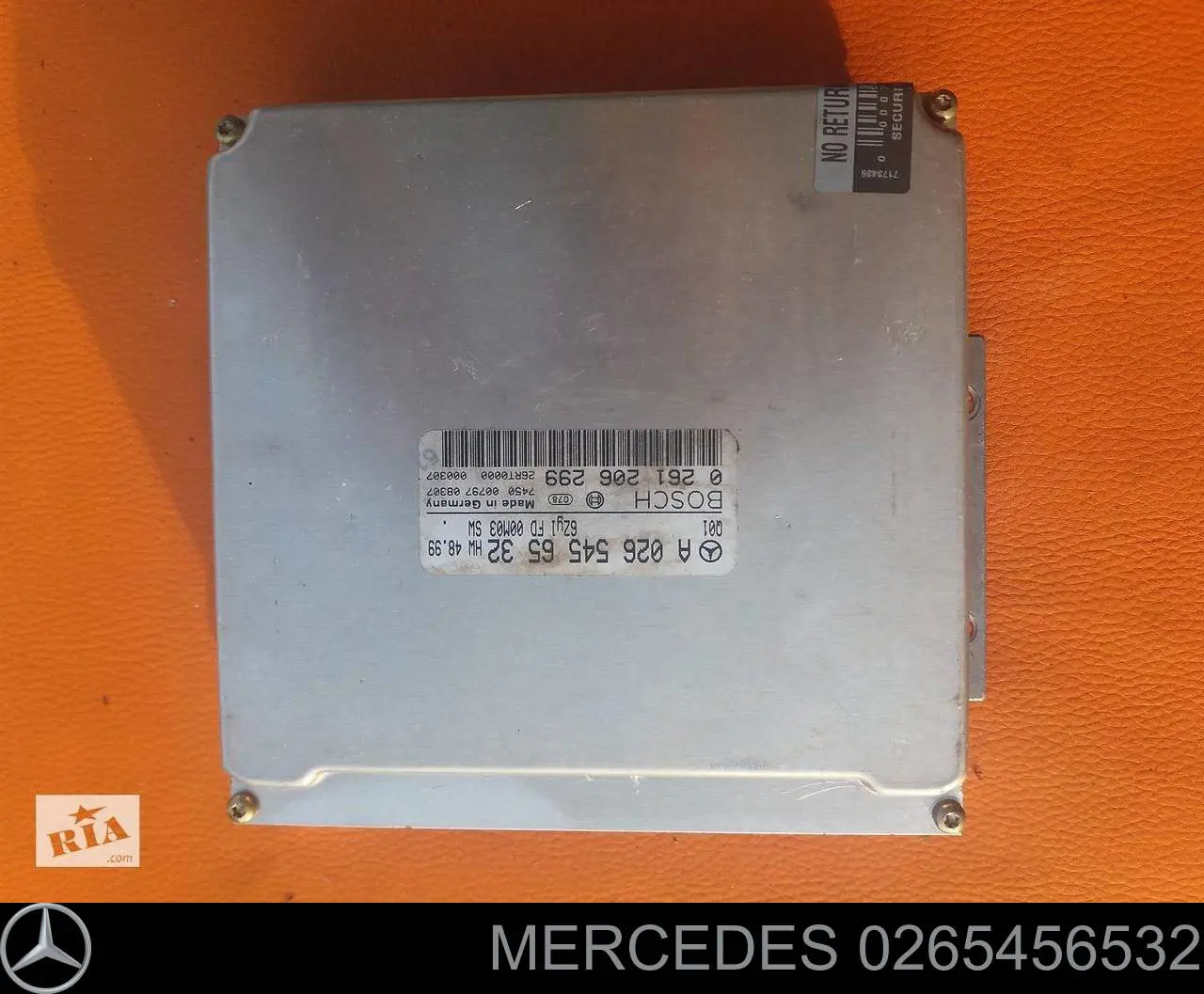 Unidad de control del motor  Mercedes 0265456532 precio, desde 76,96 EUR