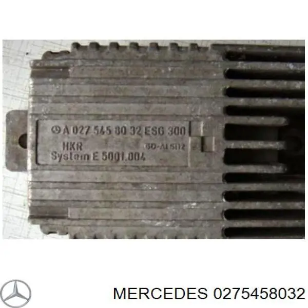 0275458032 Mercedes control de velocidad de el ventilador de enfriamiento (unidad de control)