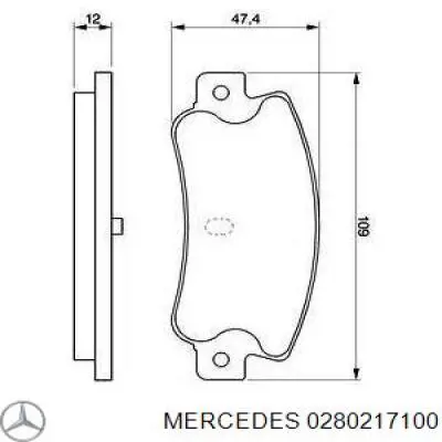 Medidor de flujo de aire Mercedes 0280217100 precio, desde 68,58 EUR