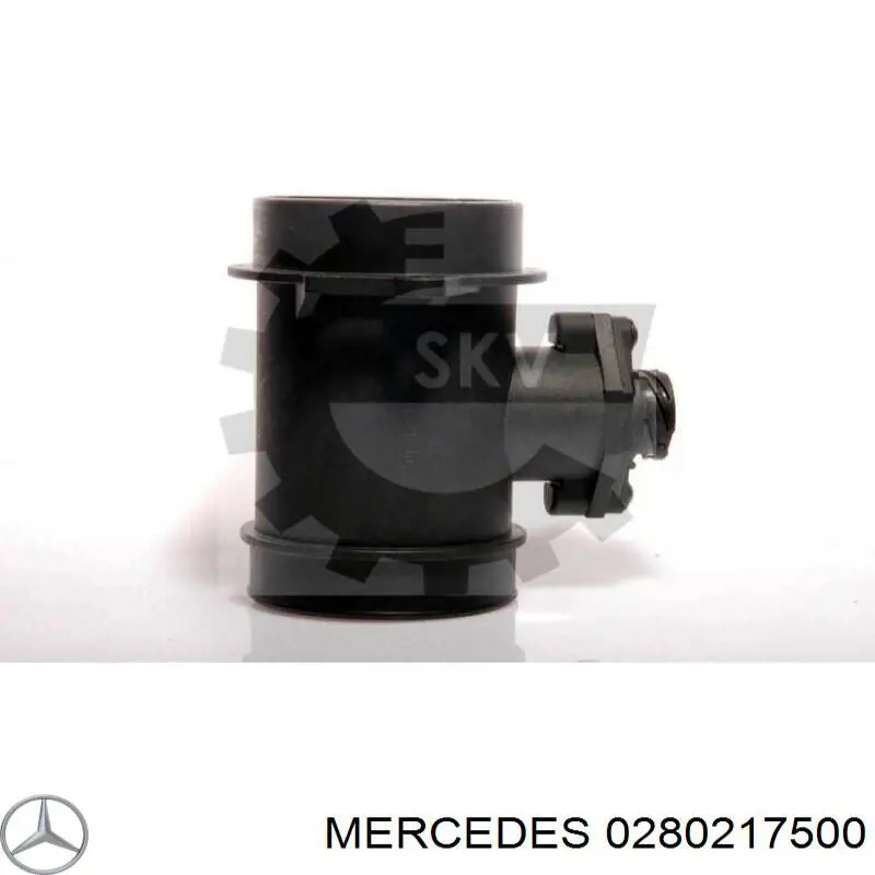 0280217500 Mercedes sensor de flujo de aire/medidor de flujo (flujo de aire masibo)