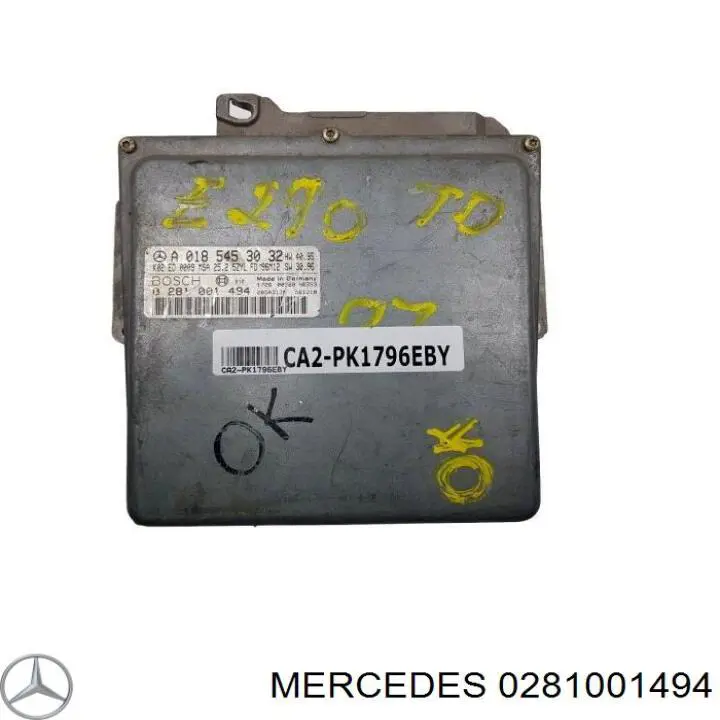 Centralina Del Motor / Modulo De control Del Motor (ecu) para Mercedes E (S210)
