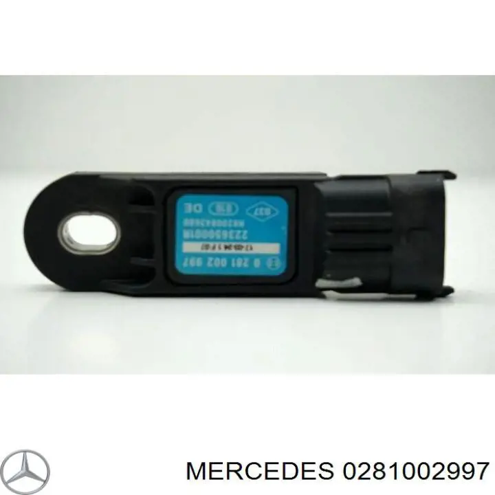 0281002997 Mercedes sensor de presion de carga (inyeccion de aire turbina)