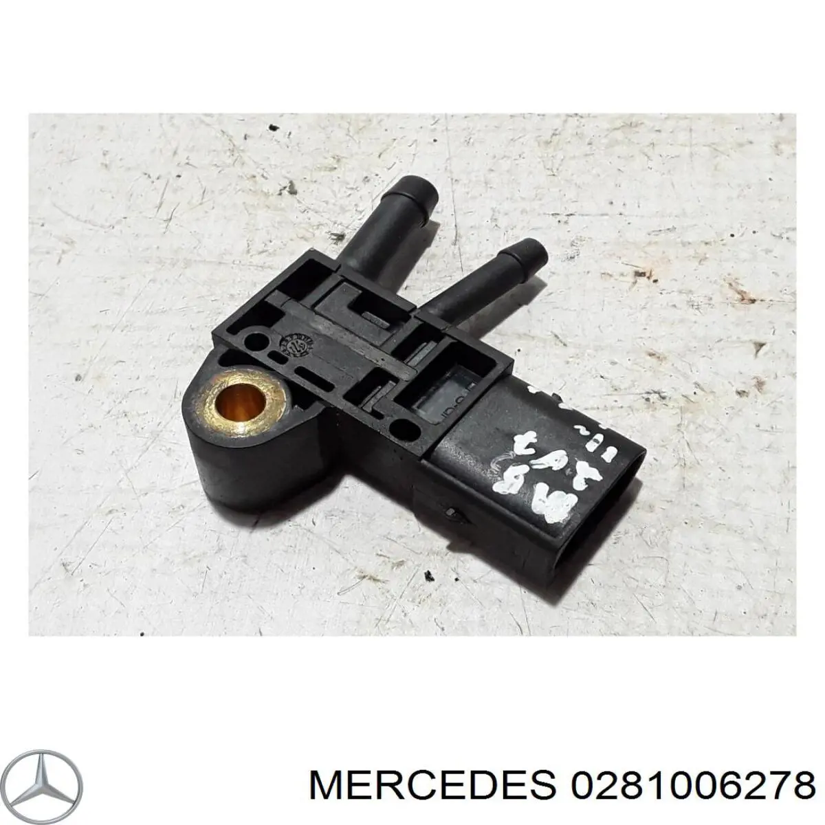 Sensor, presión gas de escape Mercedes 0281006278