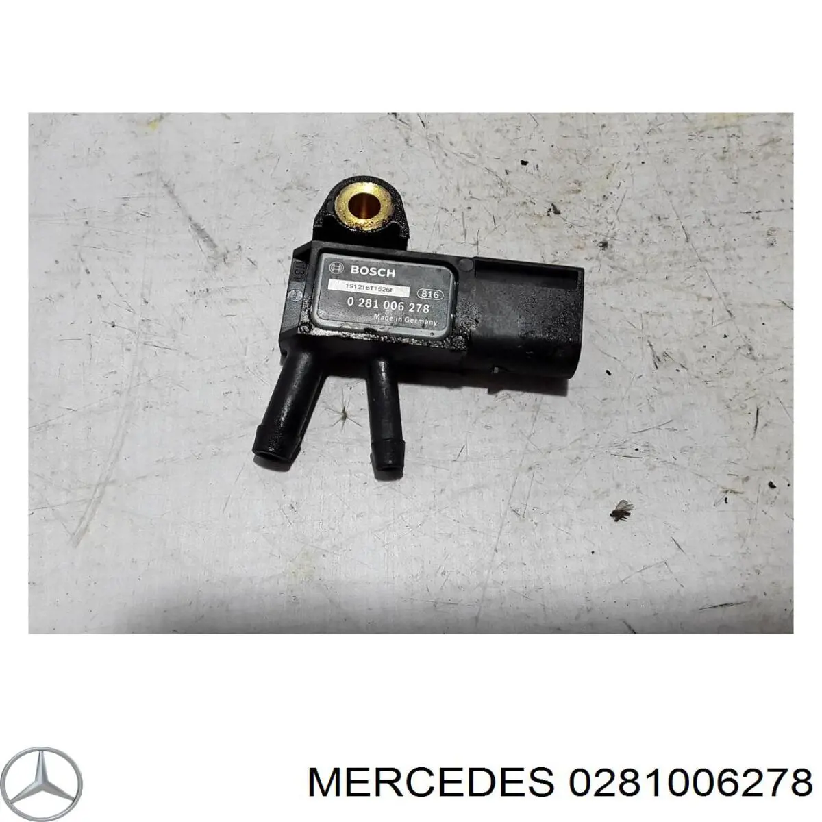 Sensor de presión de gases de escape Mercedes 0281006278 precio, desde 31,54 EUR
