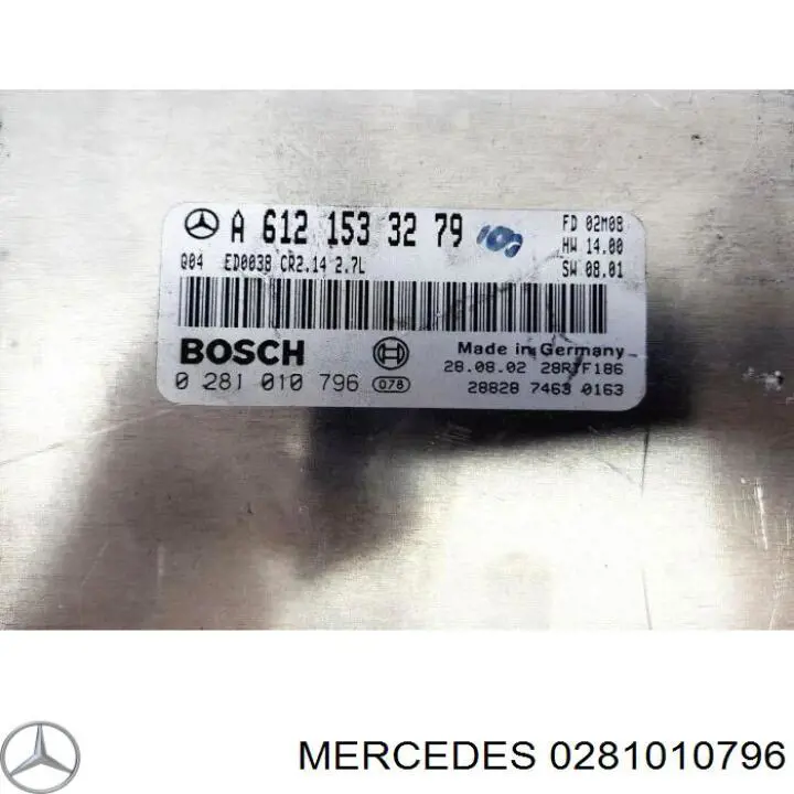 ECU 0281010796 Mercedes