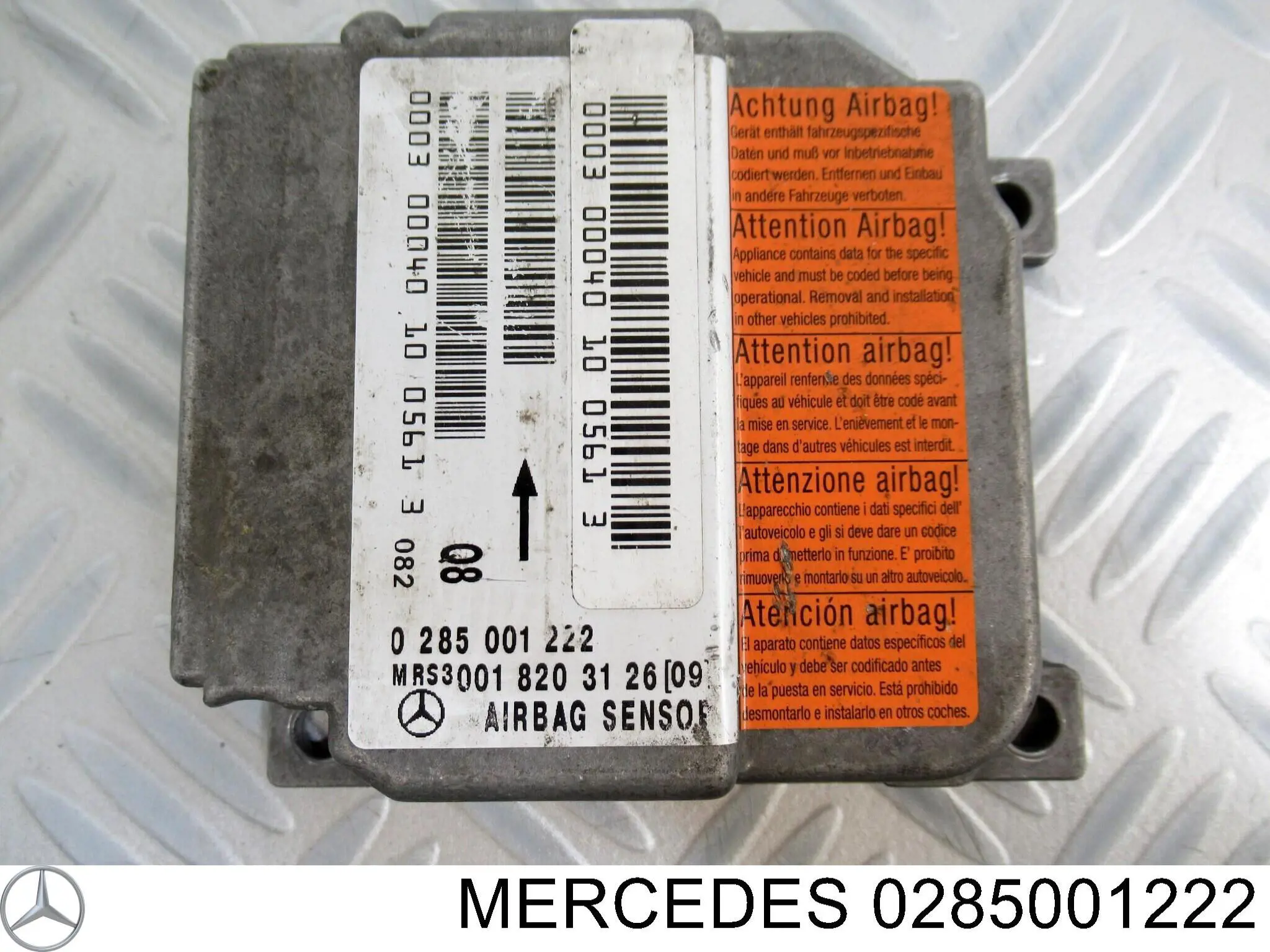 Módulo de control de airbag 0285001222 Mercedes