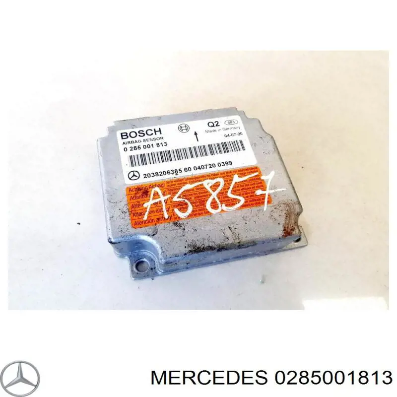 Módulo de control de airbag Mercedes 0285001813 precio, desde 152,46 EUR