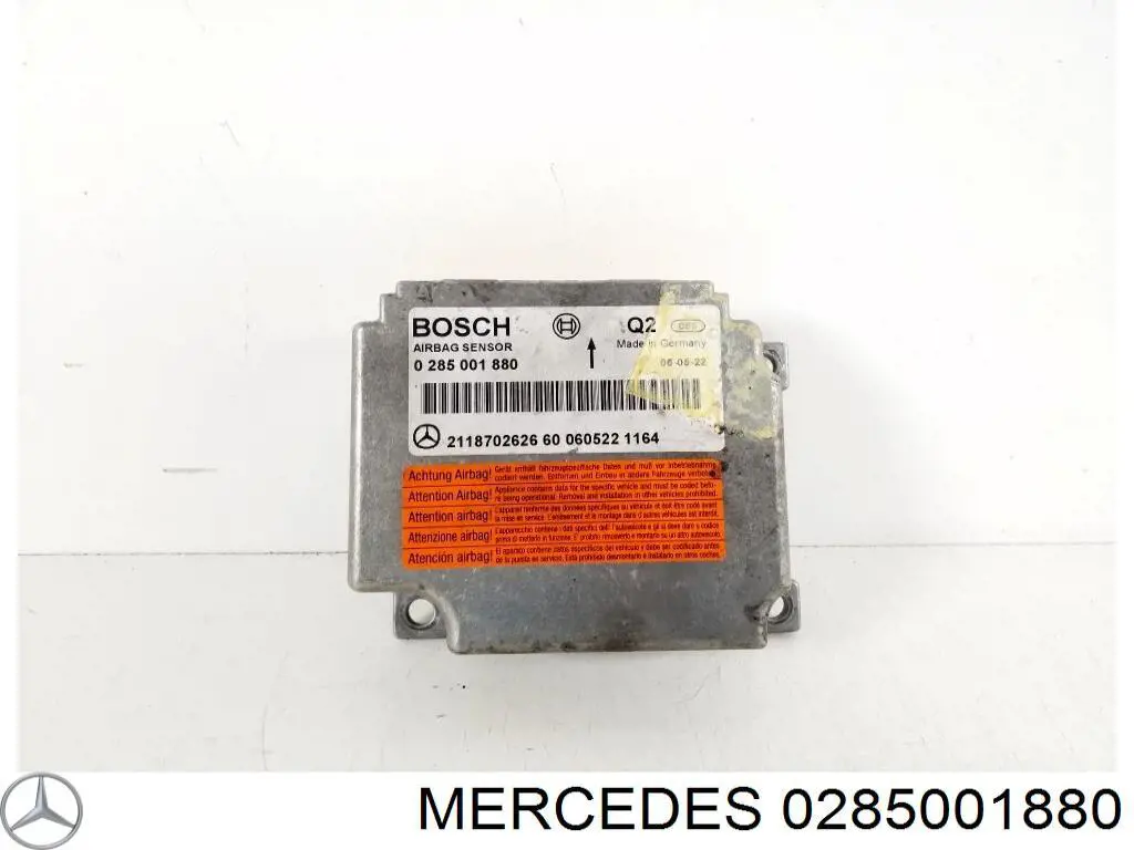 0285001880 Mercedes Módulo de control de airbag