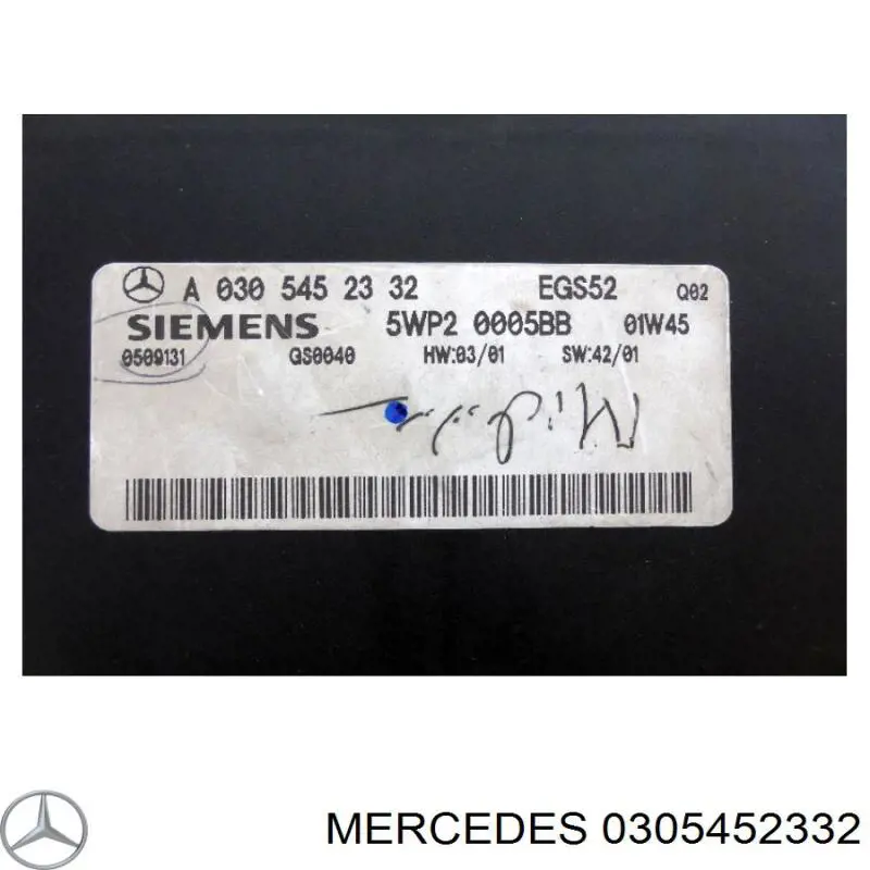 A030545233224 Mercedes modulo de control electronico (ecu)