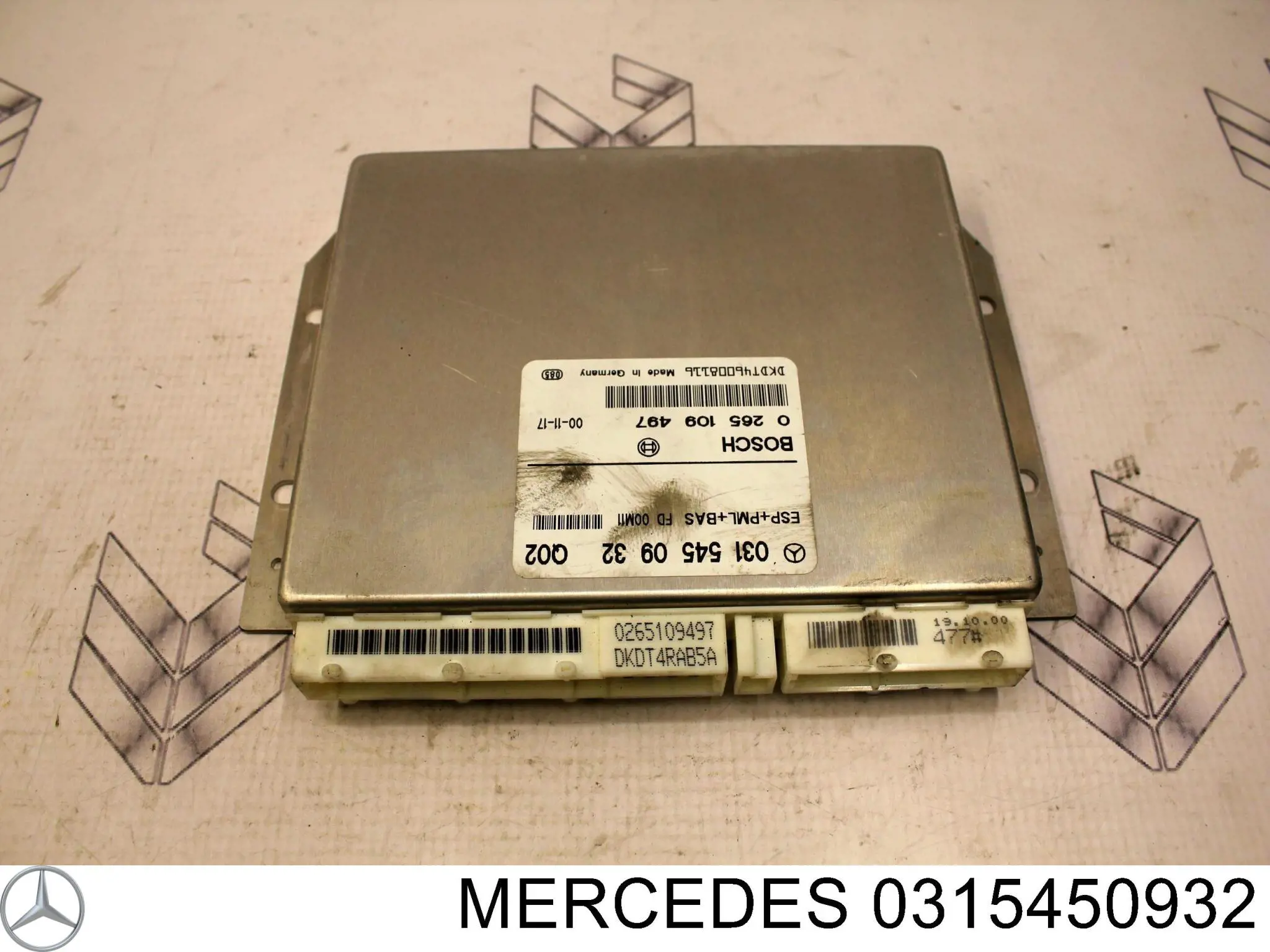Módulo de control de ESP Mercedes 0315450932 precio, desde 88,57 EUR