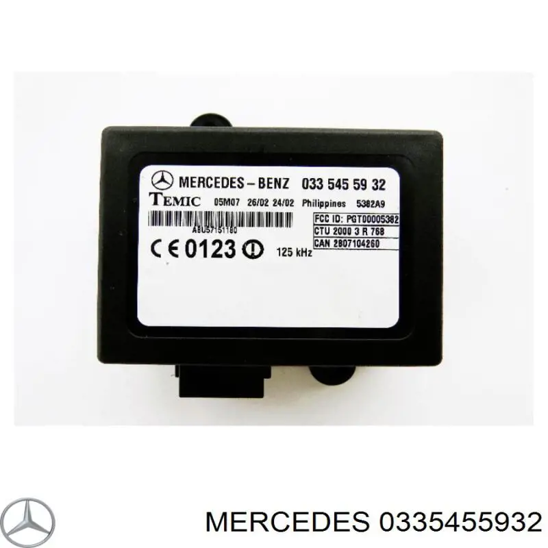 Comprar 0335455932 Mercedes Módulo de control del inmovilizador