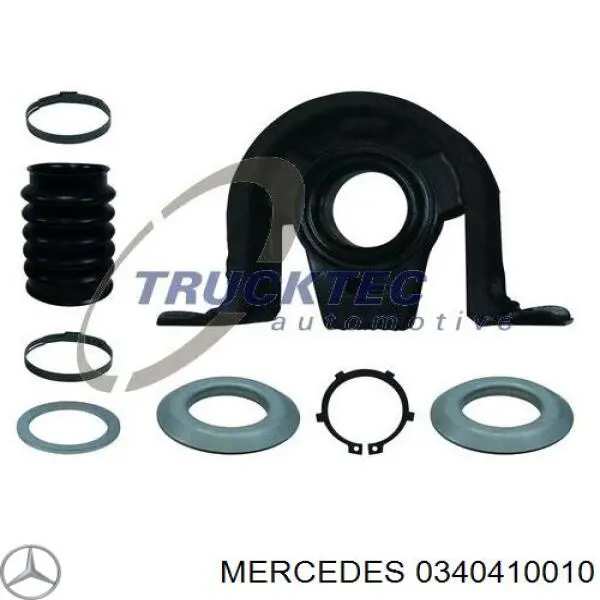 034 041 0010 Mercedes suspensión, árbol de transmisión