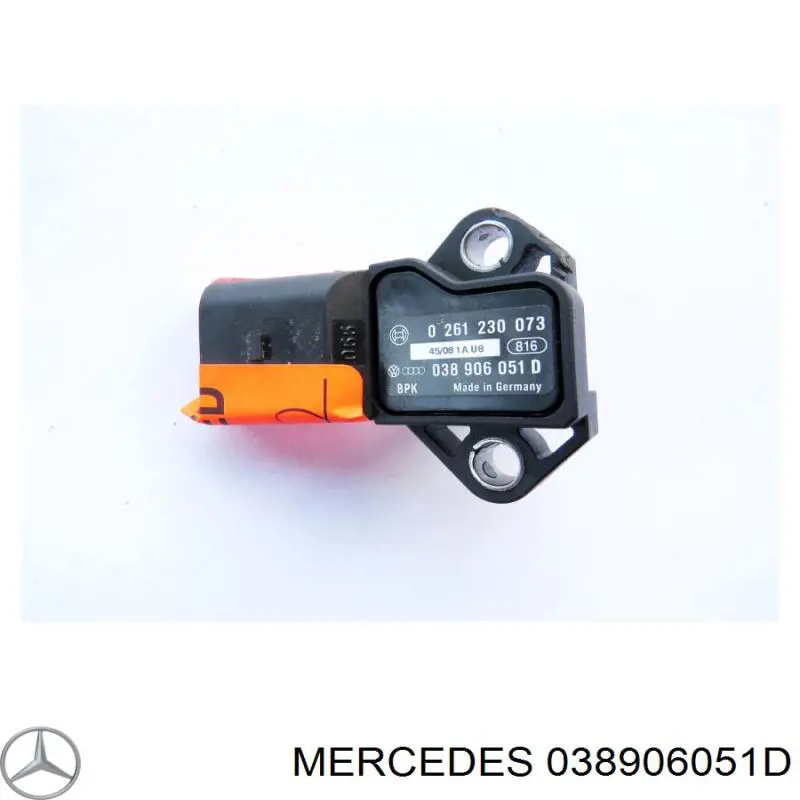 038906051D Mercedes sensor de presion de carga (inyeccion de aire turbina)