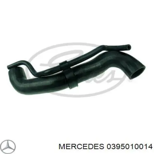 039 501 0014 Mercedes tubería de radiador arriba