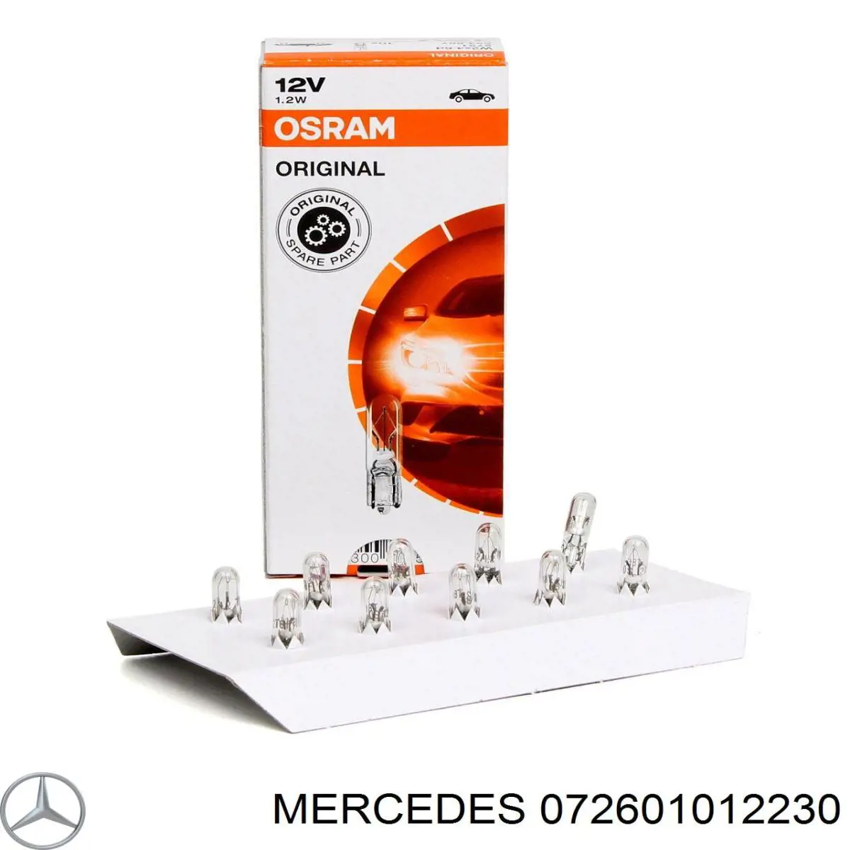 072601012230 Mercedes luz del tablero (panel principal)