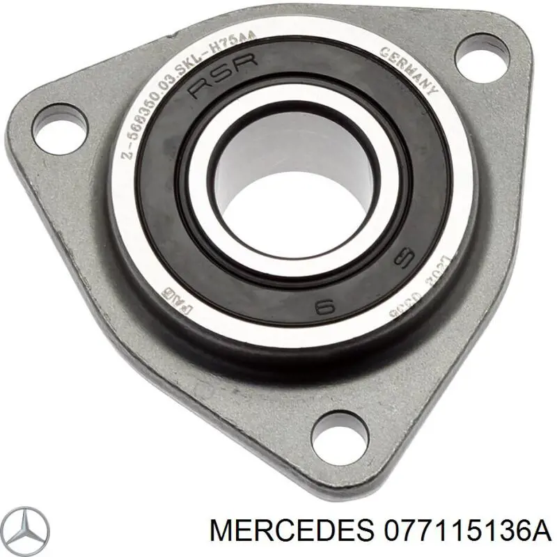 077115136A Mercedes soporte para acoplamiento viscoso