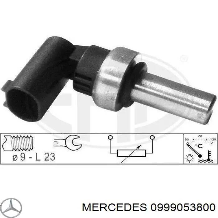 Sensor de temperatura 0999053800 Mercedes