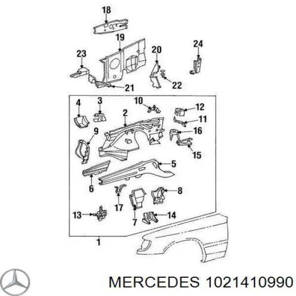 Comprar 1021410990 Mercedes Manguito de aire del medidor de masa de aire