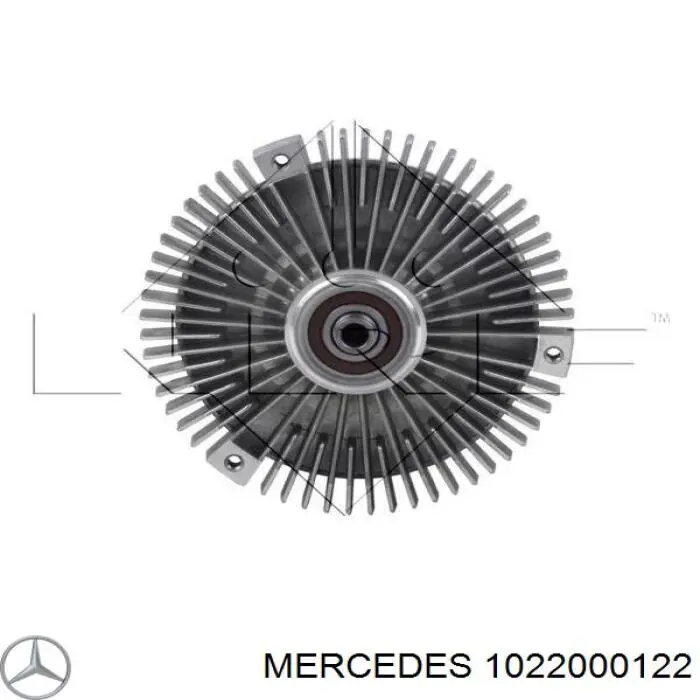 1022000122 Mercedes embrague, ventilador del radiador