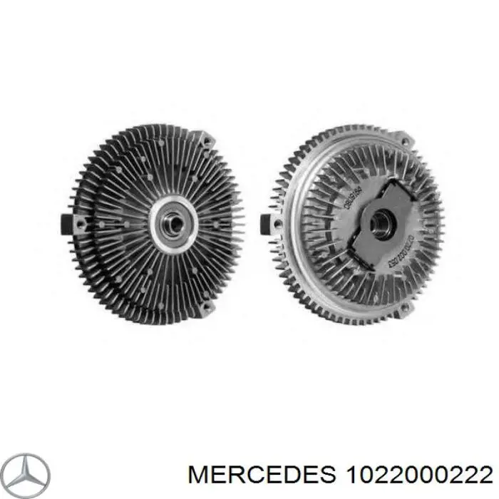 1022000222 Mercedes embrague, ventilador del radiador