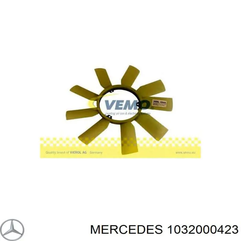 Ventilador del radiador Mercedes 1032000423 precio, desde 28,57 EUR