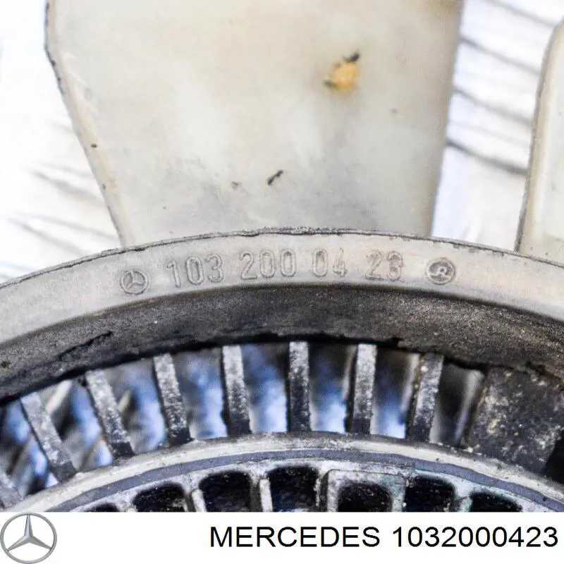 1032000423 Mercedes rodete ventilador, refrigeración de motor