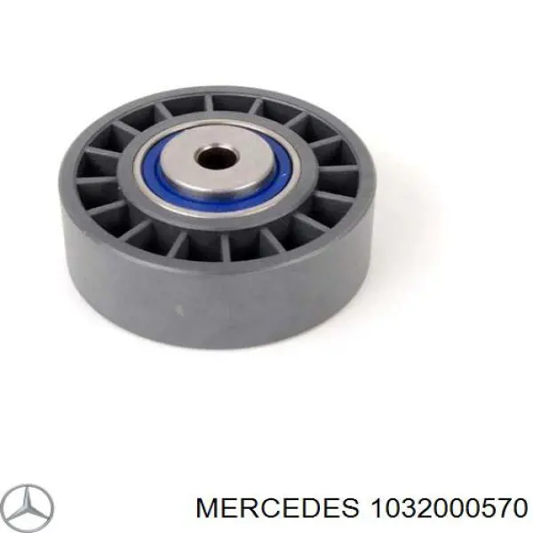 1032000570 Mercedes polea tensora, correa poli v
