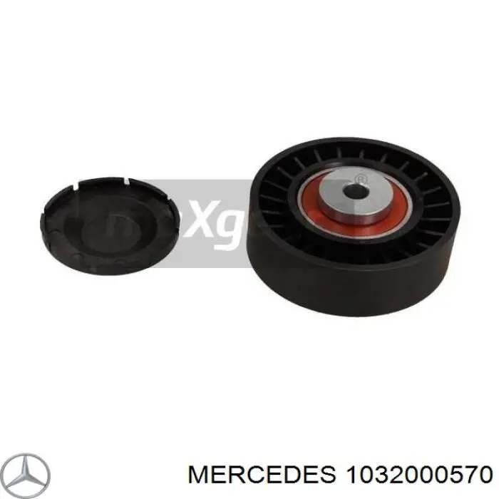 Polea tensora correa poli V 1032000570 Mercedes