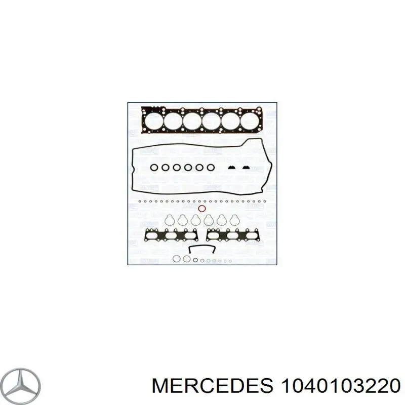 1040103220 Mercedes juego de juntas de motor, completo, superior