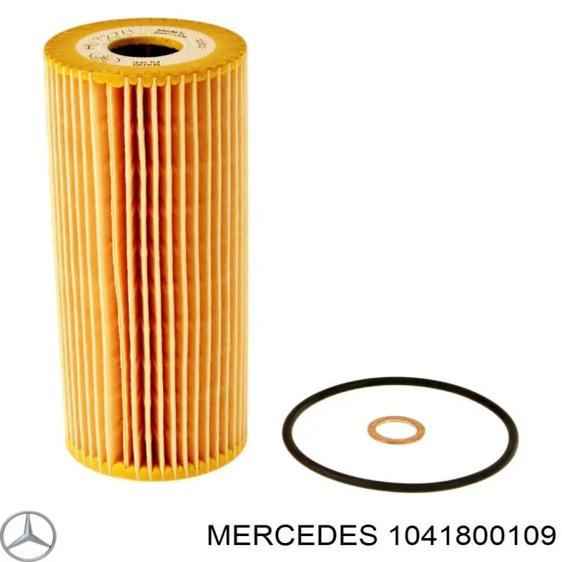 Filtro de aceite motor Mercedes 1041800109