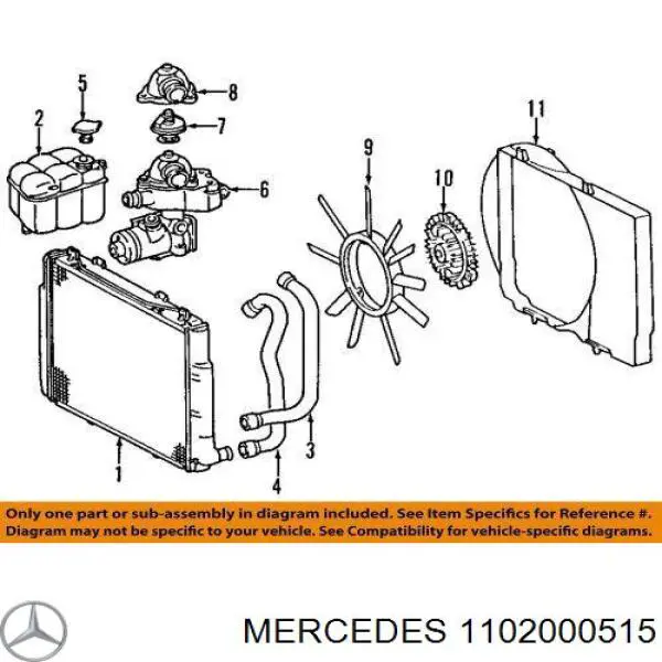 Comprar 1102000515 Mercedes Termostato