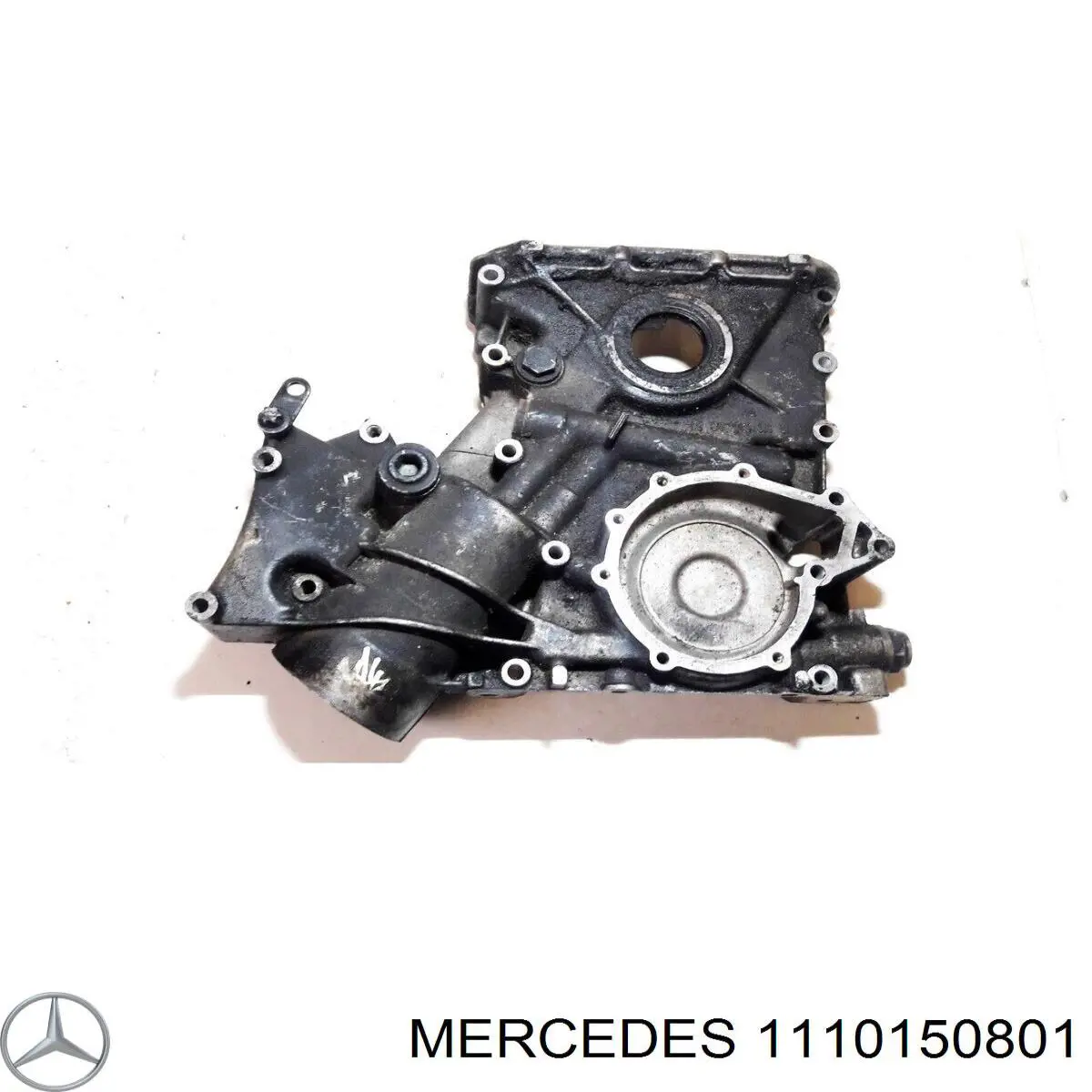 1110100817 Mercedes cubierta motor delantera