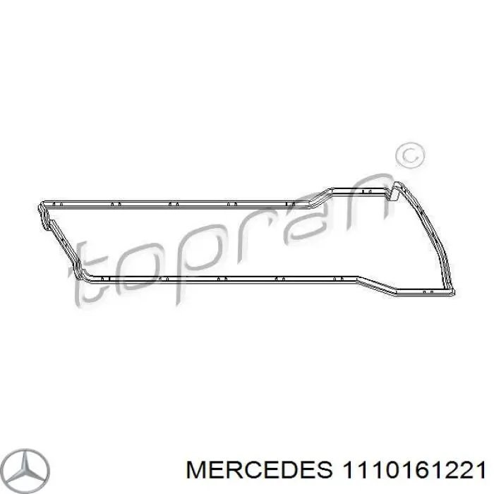 1110161221 Mercedes junta de la tapa de válvulas del motor