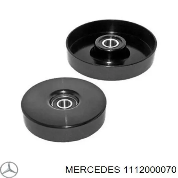 Comprar 1112000070 Mercedes Polea tensora, correa poli V