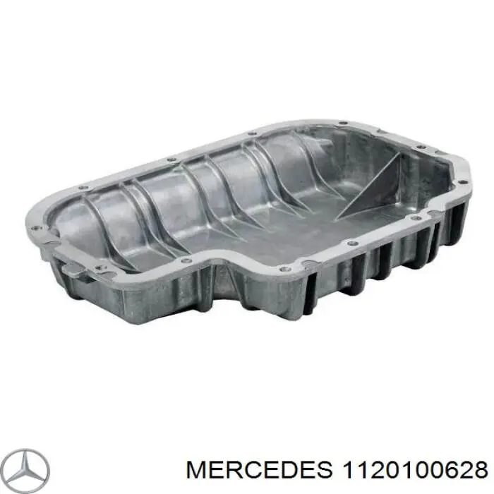 1120100628 Mercedes cárter de aceite, parte inferior