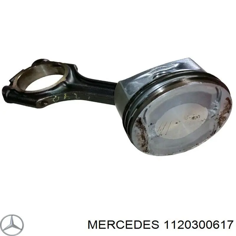 1120300617 Mercedes pistón completo para 1 cilindro, std