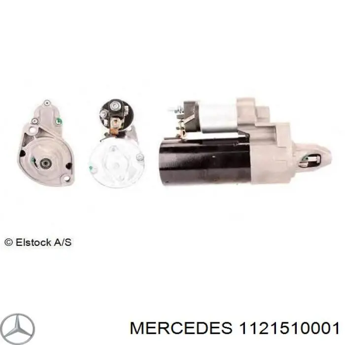 1121510001 Mercedes motor de arranque